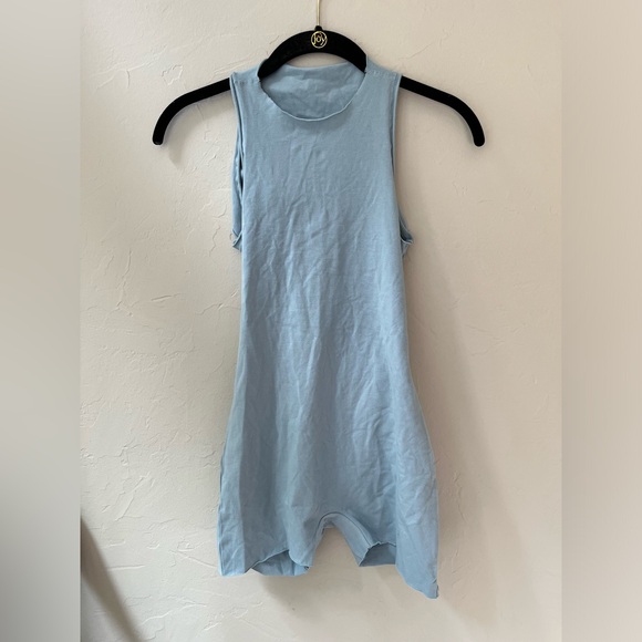 🩵SKIMS RAW EDGE ONESIE ROMPER IN DENIM S - Picture 5 of 6
